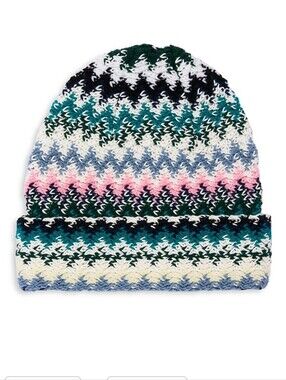 Missoni Knit Wool Beanie,  100% Wool Laine. Made In Italy. Gifts NWT